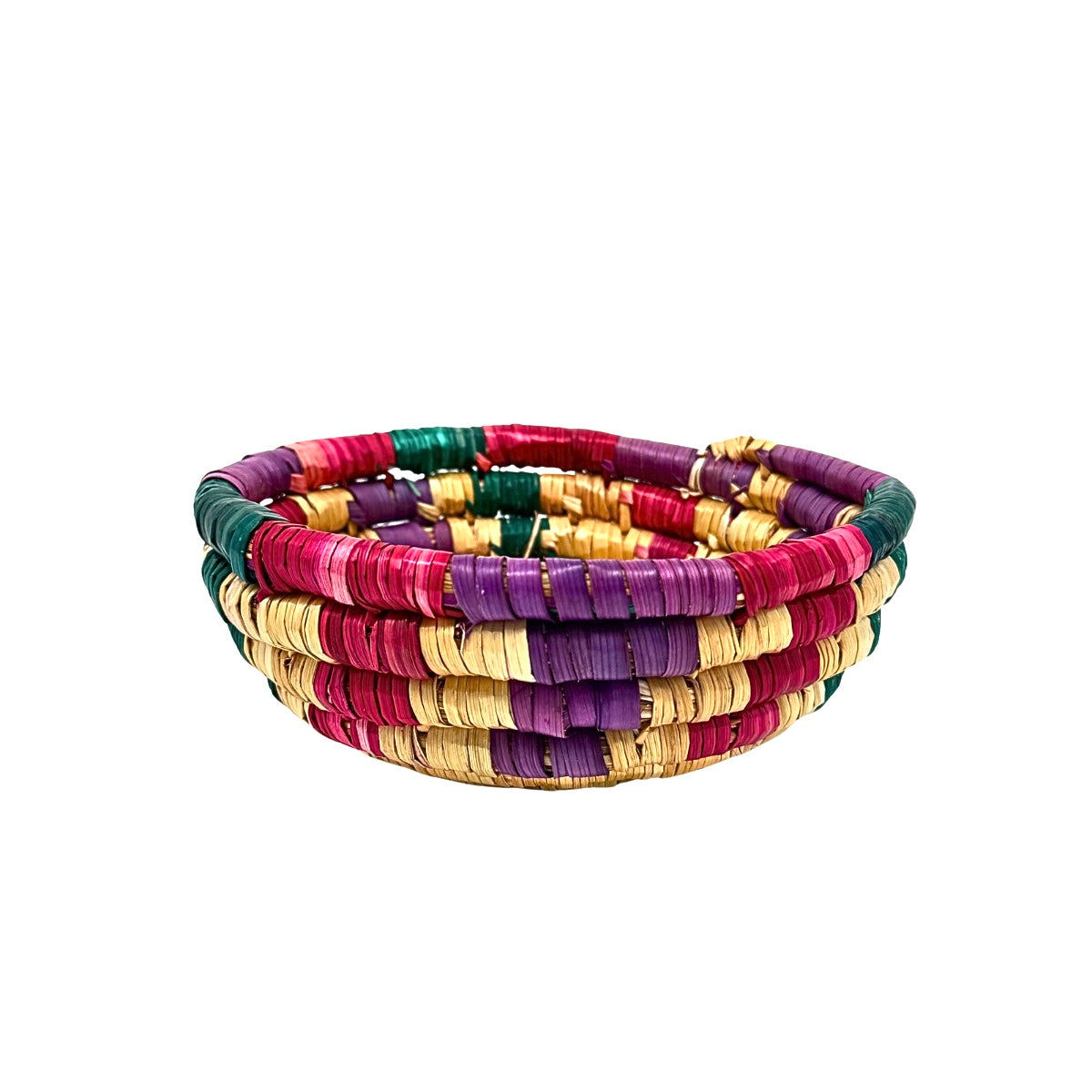 Basket by Women in Salfit (S) - tricolor