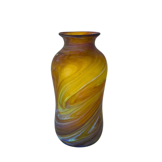 Phoenician Glass Vase - Amber