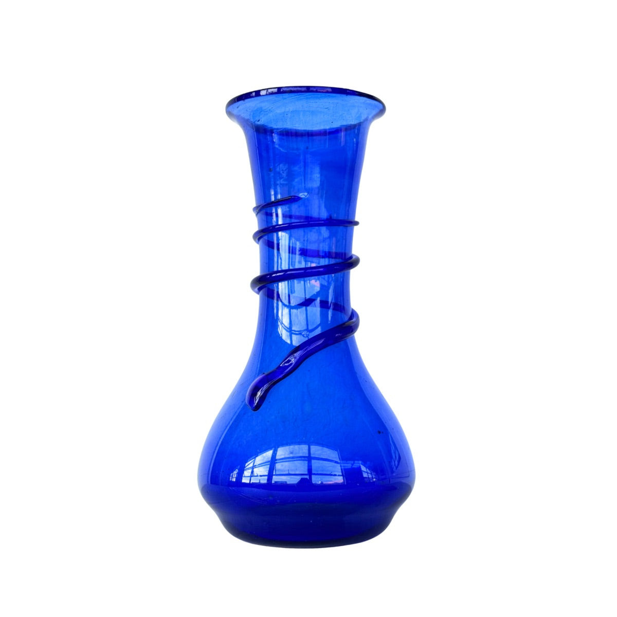 Glass Vase (12”) - Sapphire