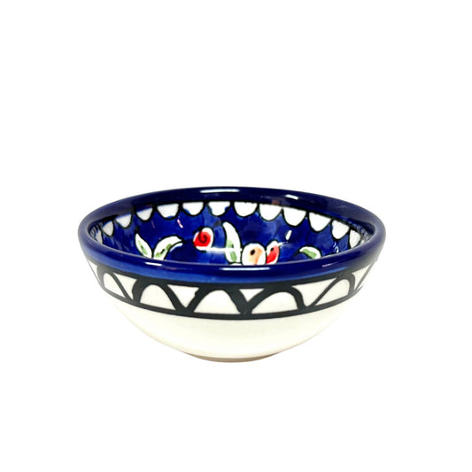 Ceramic "Dipping" Bowl (3.5”) - Blue Fish