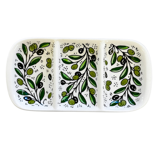 Tri-Split Serving Dish (10”) - Zeitoun