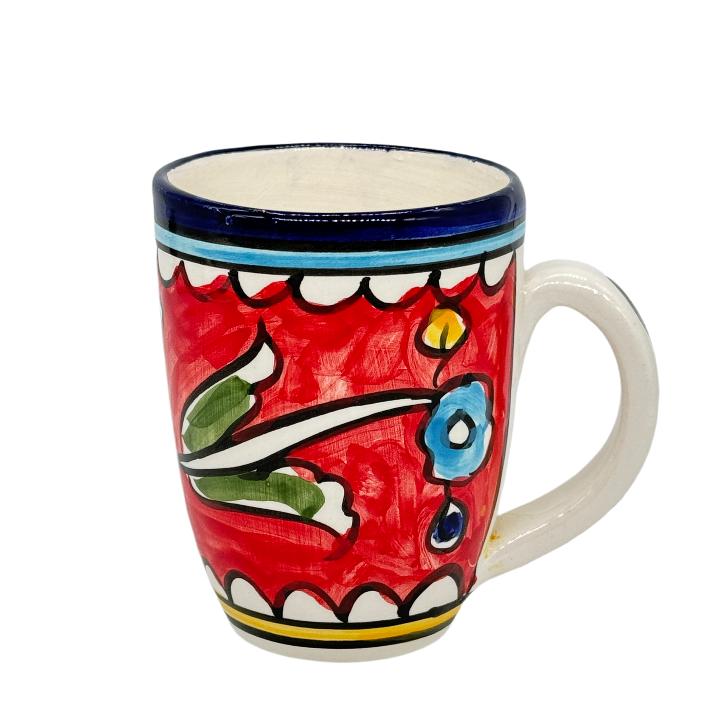 Ceramic Mug - Red Garden