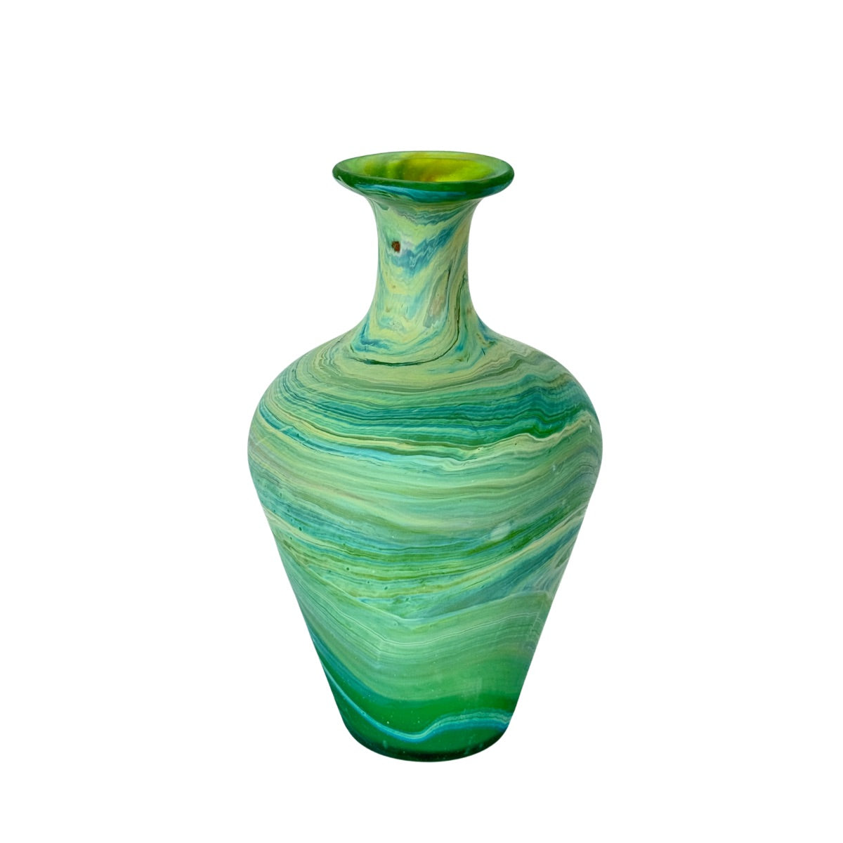 Phoenician Glass Vase - Emerald