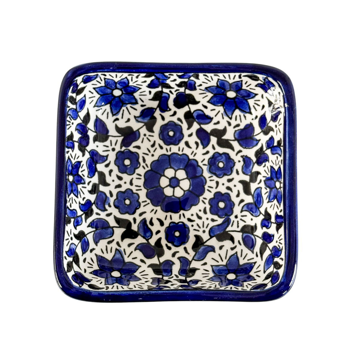 Square Soap Dish - Blue Vine – Shop Palestine