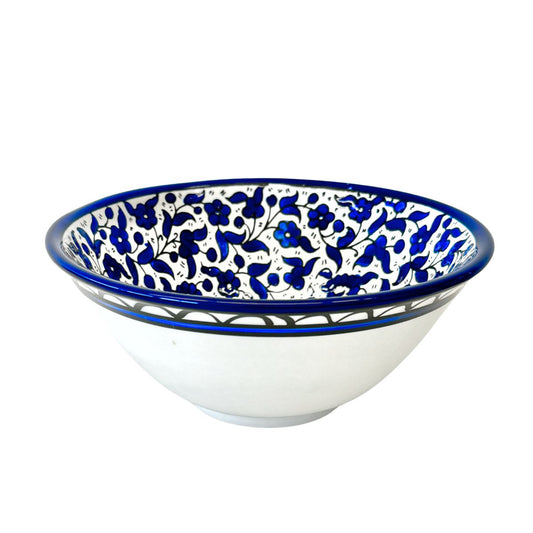 Ceramic Serving Bowl (9.5”) - Classic Blue