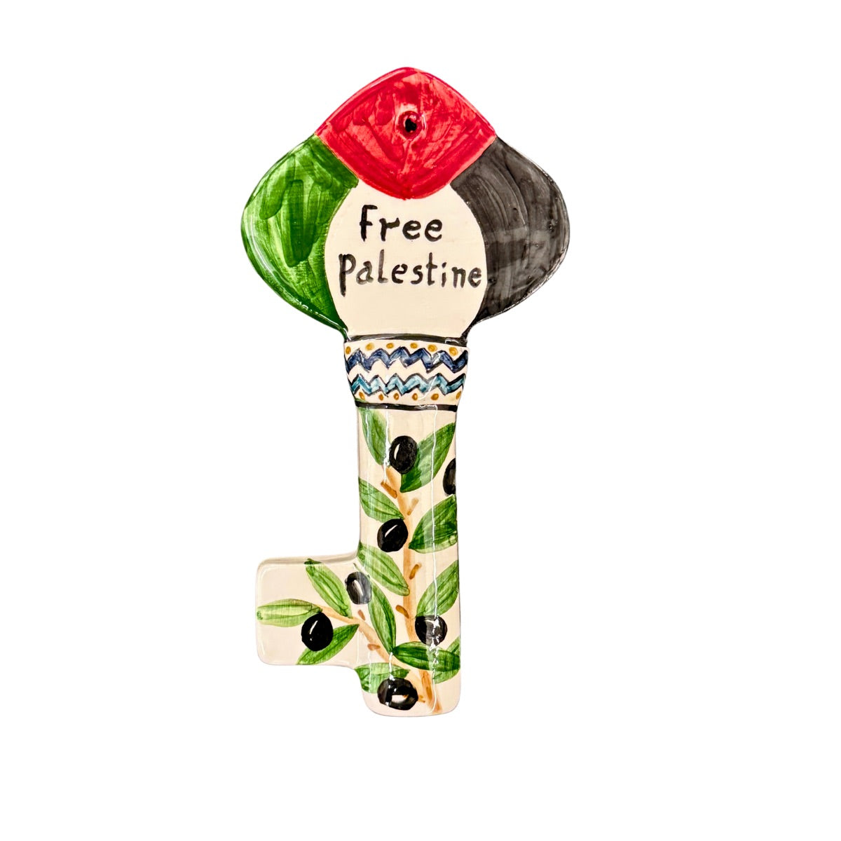 Ceramic Key - Free Palestine