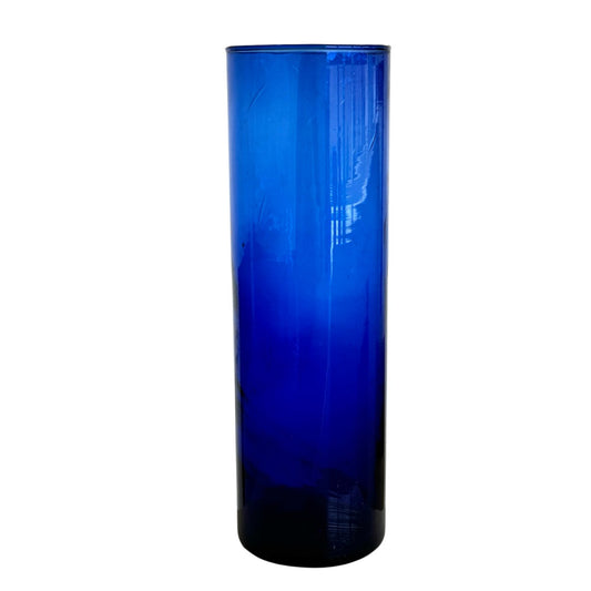 Hebron Glass Vase - Sapphire