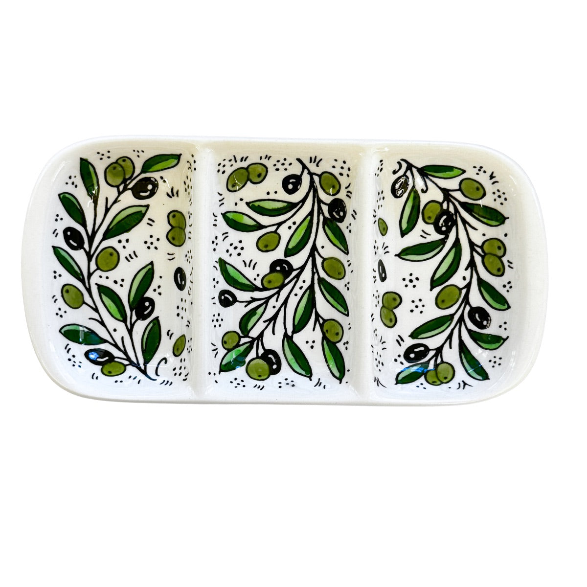 Tri-Split Serving Dish (10”) - Zeitoun