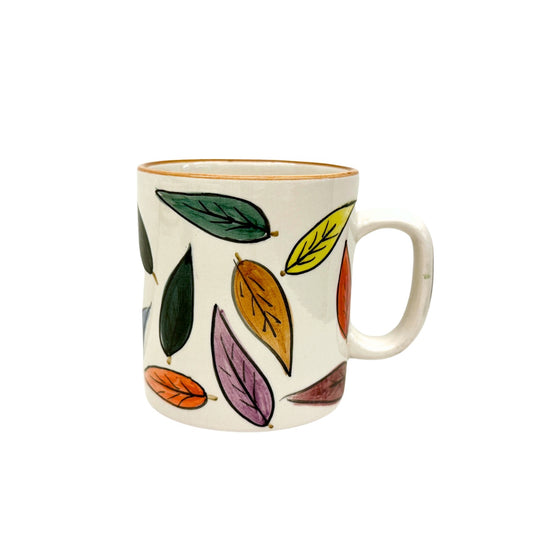 Ceramic Mug 3"--Leaves