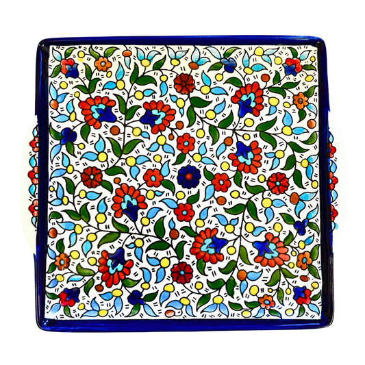 Square Serving Platter (10") - Multicolor