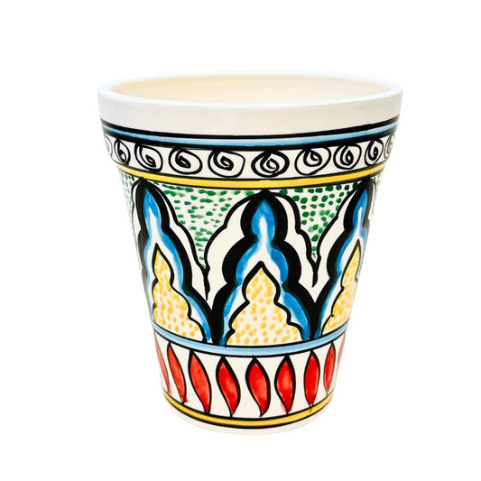 Ceramic Flower Pot - Arabesque