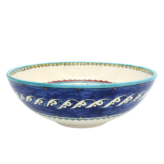 Ceramic Serving Bowl (10”) - Blue Bird