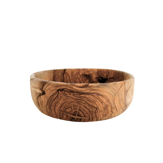 Olive Wood Salad Bowl (7”)