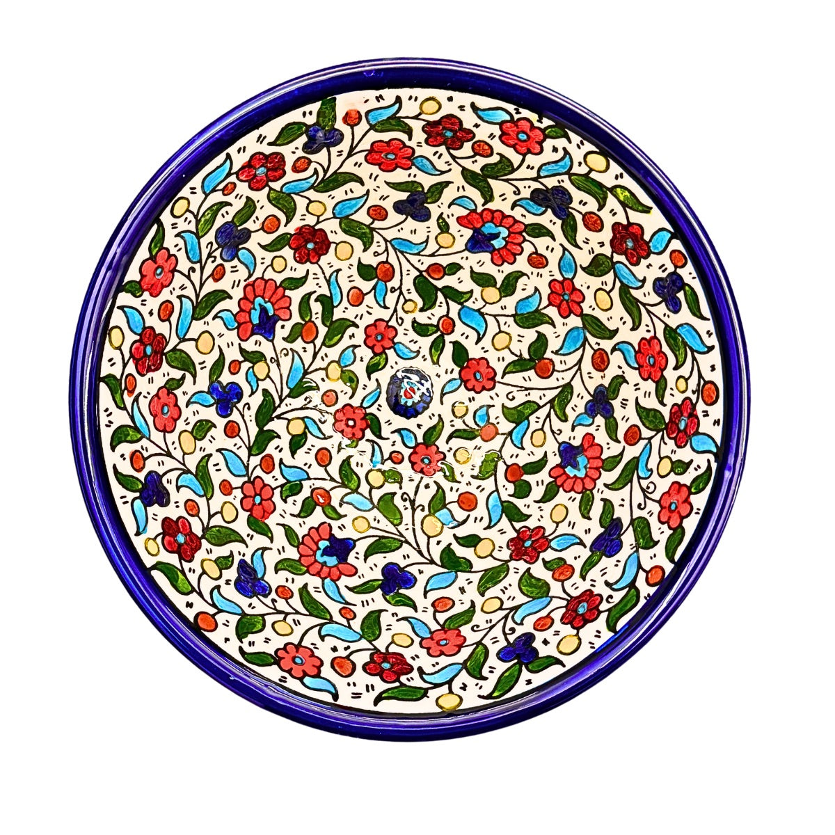 Ceramic Serving Bowl (9.5") - Multicolor