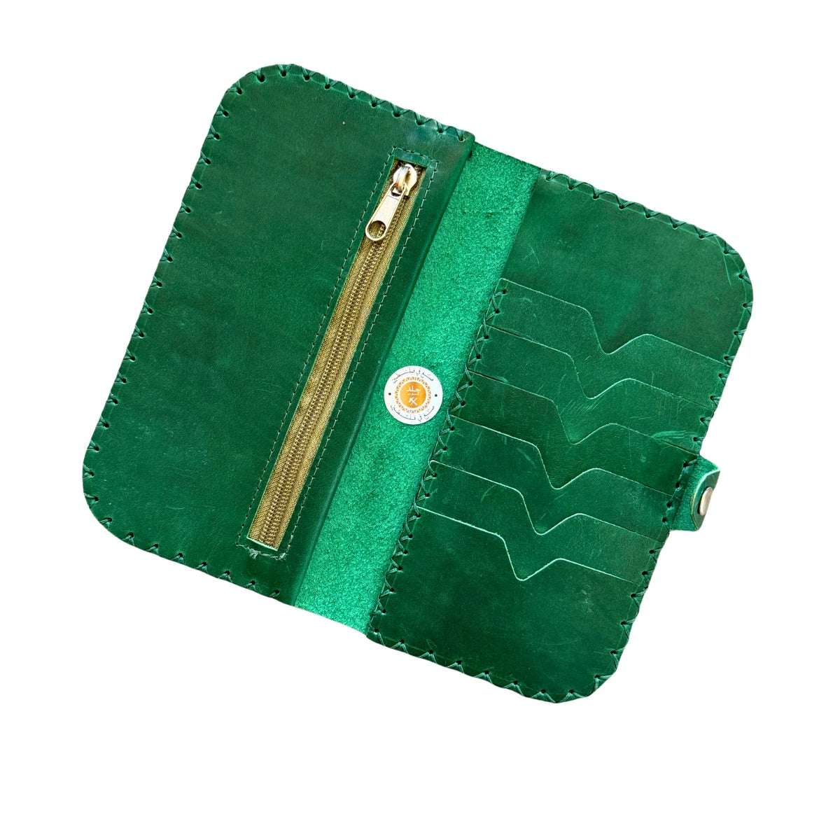 Leather Wallet - Green