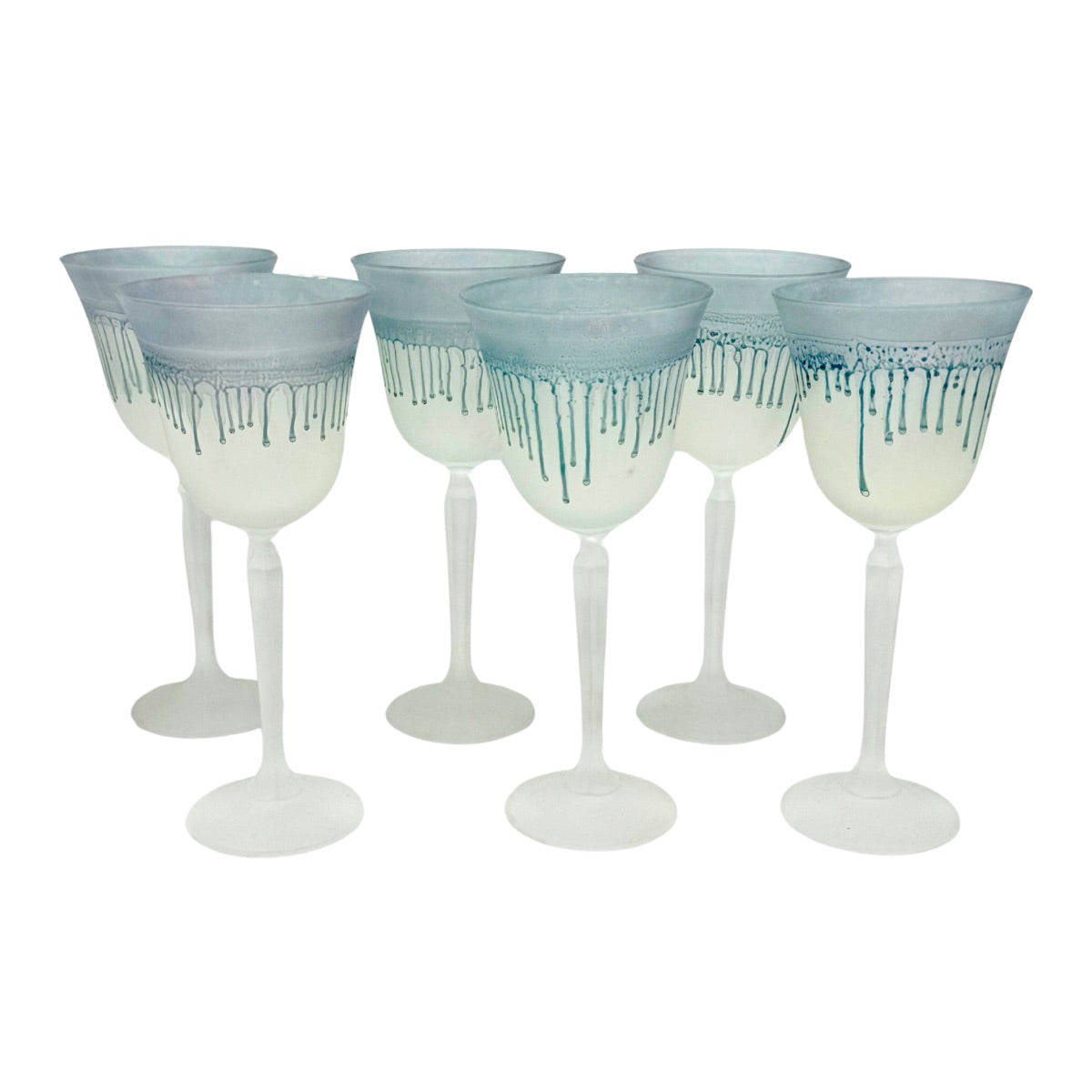 Phoenician Stemmed Glasses, Set of Six