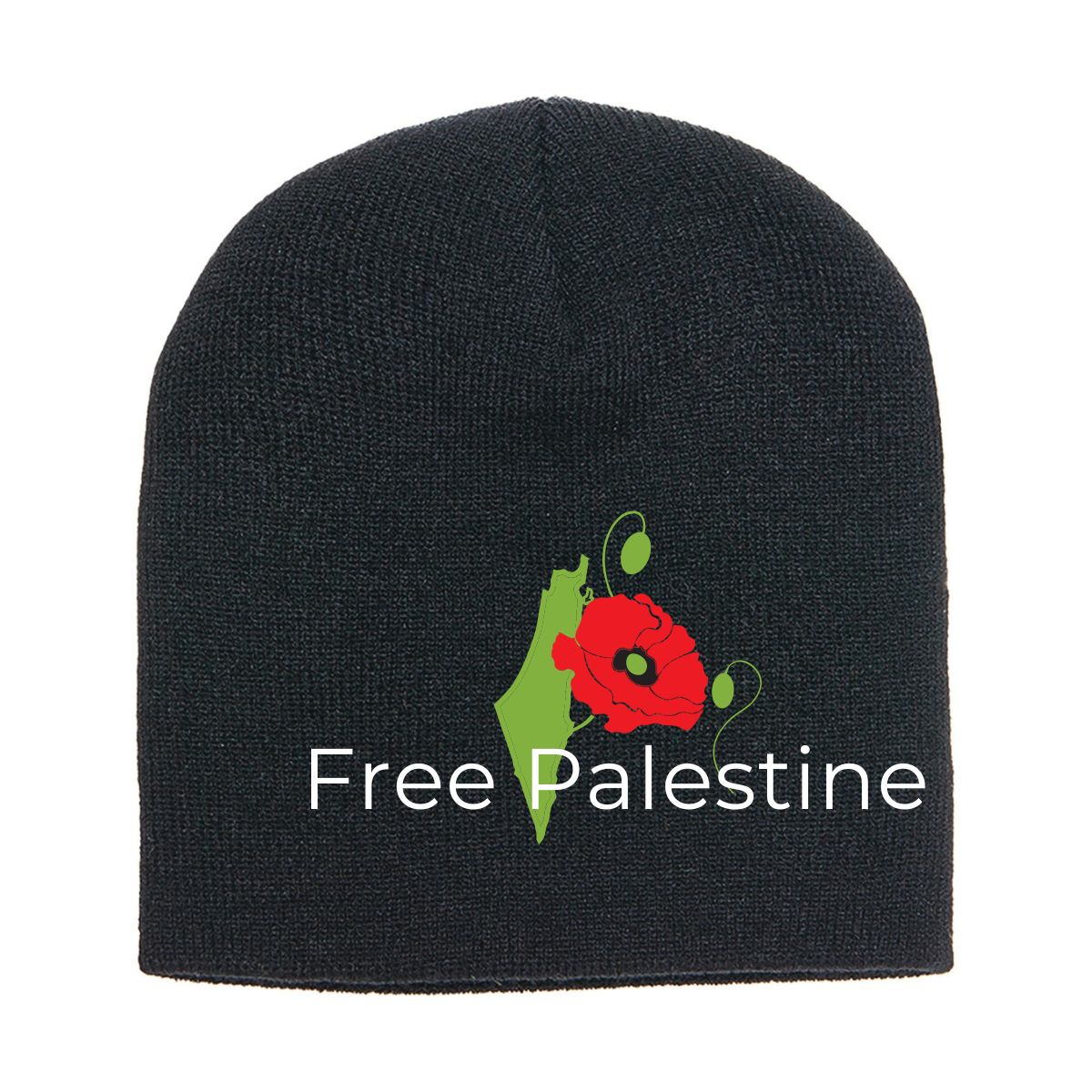 Free Palestine Beanie (without Cuff)