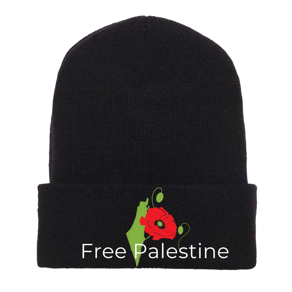 Free Palestine Beanie (with Cuff)