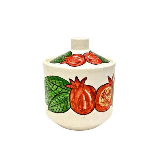 Ceramic Jar (3.5”) - Pomegranate