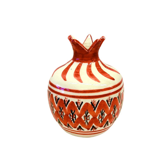 Ceramic Pomegranate Vase - Red