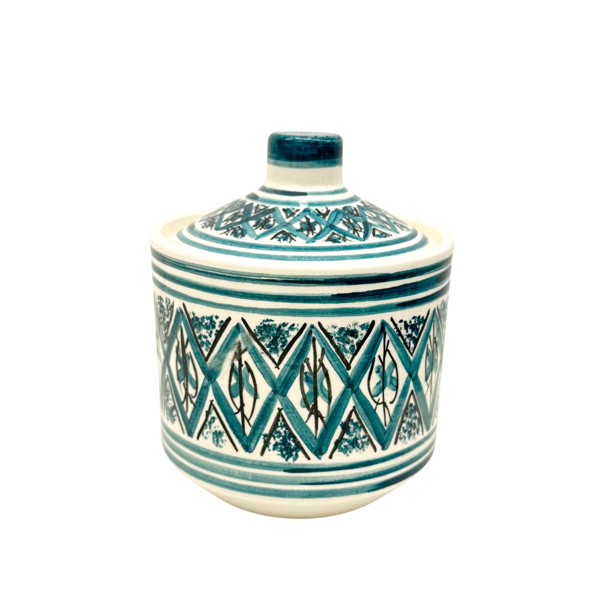 Ceramic Jar - Teal