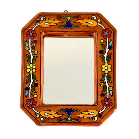 Ceramic Mirror - Brown