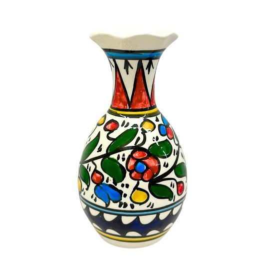 Ceramic Vase (7") - Multicolor