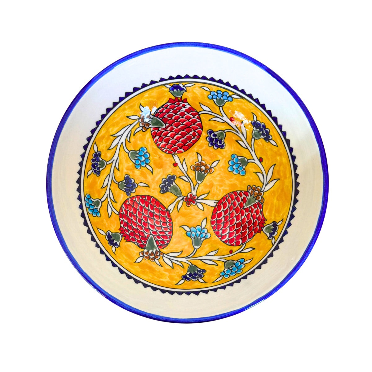 Ceramic Serving Bowl (10”) - Pomegranates