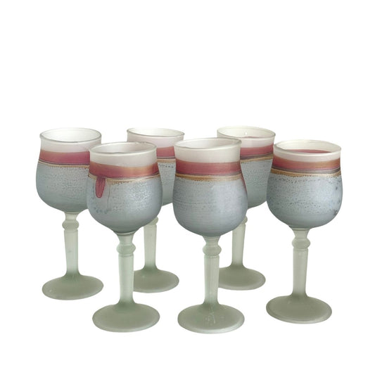 Water Glasses, Set of Six