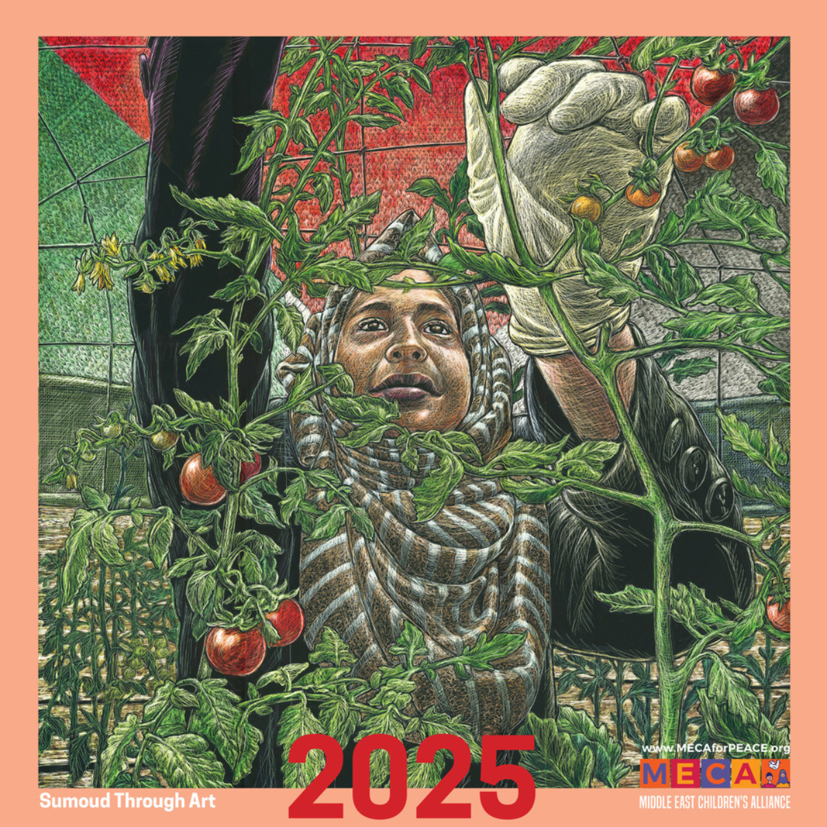 Sumoud Through Art: Palestine:2025 Calendar